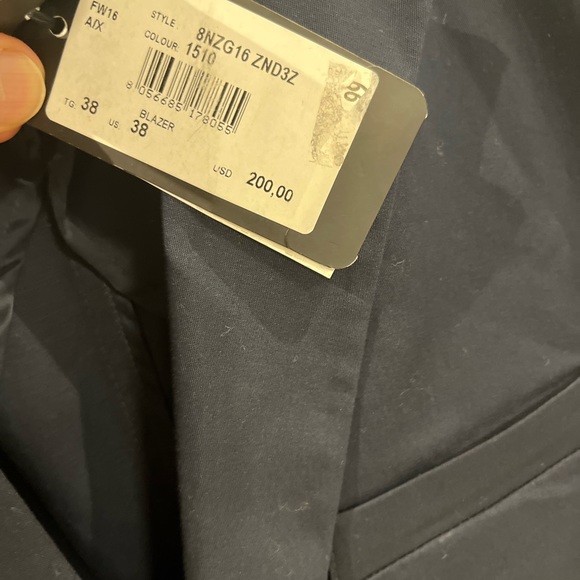 NWT Armani Exchange 38R cotton blazer - Picture 4 of 4